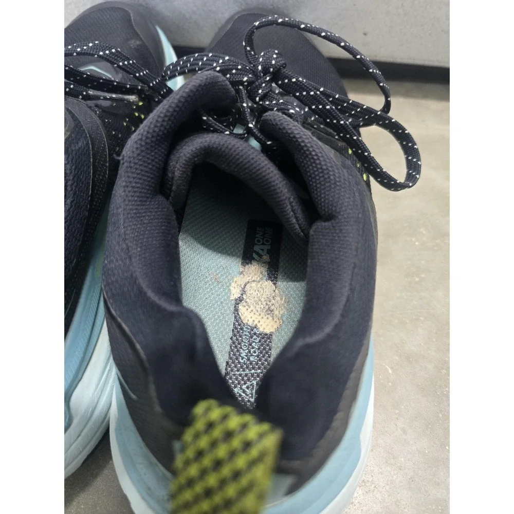Hoka One One Challenger ATR‎ 6 Women's Trail Running Shoes Black Aqua Size 8B